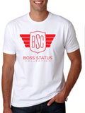 Boss Status Collection Men's Crew Neck T-shirts Red Print - BossStatusCollection.Com