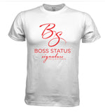 Boss Status Signature Collection Men's T-Shirts in Red Print - BossStatusCollection.Com