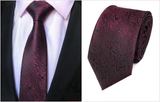 Boss Status Collection Tie Business Classic Jacquard  Neckties Paisley Style