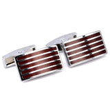 Royal Swagg French Red Shirt Cuff Links For Men - BossStatusCollection.Com