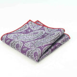 Boss Status Collection Vintage Pocket Squares Paisley - BossStatusCollection.Com