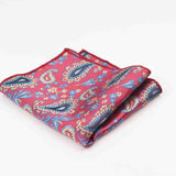 Boss Status Collection Vintage Pocket Squares Paisley - BossStatusCollection.Com
