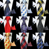 Boss Status Collection Tie Set (Pocket Square and Cluffins included) - BossStatusCollection.Com