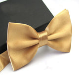 Boss Status Collection Men's Fashion Butterfly Bow Ties  Solid Colors - BossStatusCollection.Com