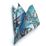 Boss Status Collection- BSC :Vintage Floral, Paisley Embroidery  Pocket Squares  Silk - BossStatusCollection.Com