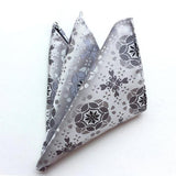 Boss Status Collection- BSC :Vintage Floral, Paisley Embroidery  Pocket Squares  Silk - BossStatusCollection.Com