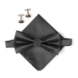 Royal Swagg Men's Bow Tie Set (Bow Ties, Cuff Links, Pocket square) - BossStatusCollection.Com