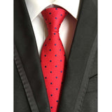 Boss Status Collection- Men's Classic  Polka-Dot Neck Ties - BossStatusCollection.Com