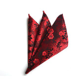 Royal Swagg Handmade Vintage Pocket Squares-Paisley Embroidery Floral Designs- Eye Catchers - BossStatusCollection.Com