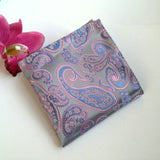 Royal Swagg Pocket Squares Great For Men Business Suits Wedding Floral Paisley Embroidery 100% Silk - BossStatusCollection.Com